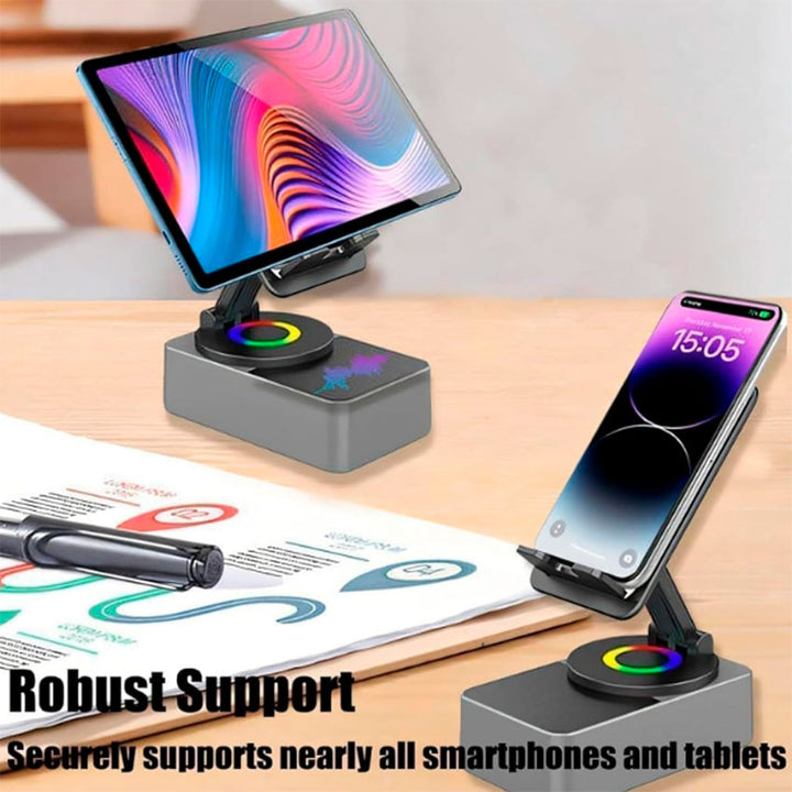 LINKBITS BOCINA BLUETOOTH CON SOPORTE PARA CELULAR PORTATIL