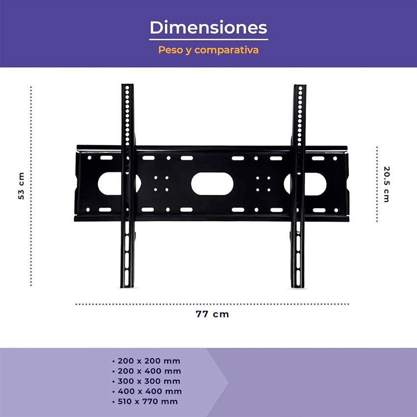 MONTAJE PARA TV FIJO 40" - 90" LINKBITS (5)
