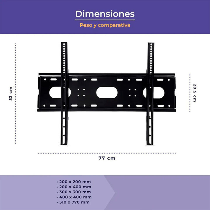 MONTAJE PARA TV FIJO 40" - 90" LINKBITS (5)