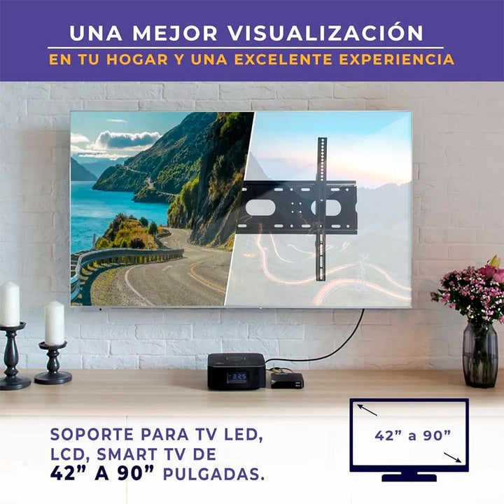 MONTAJE PARA TV FIJO 40" - 90" LINKBITS (5)
