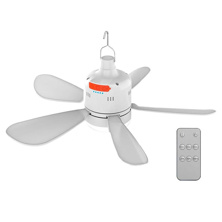 LAMPARA DE EMERGENCIA CON VENTILADOR ASPAS TIANLAI