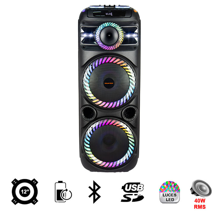 LINKBITS BAFLE 2 X 12" POTENCIA Y CONECTIVIDAD