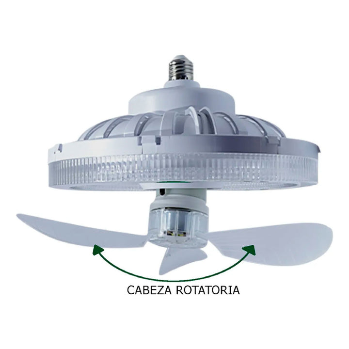 LAMPARA VENTILADOR DE TECHO 35W (1750LM) MEGALUZ