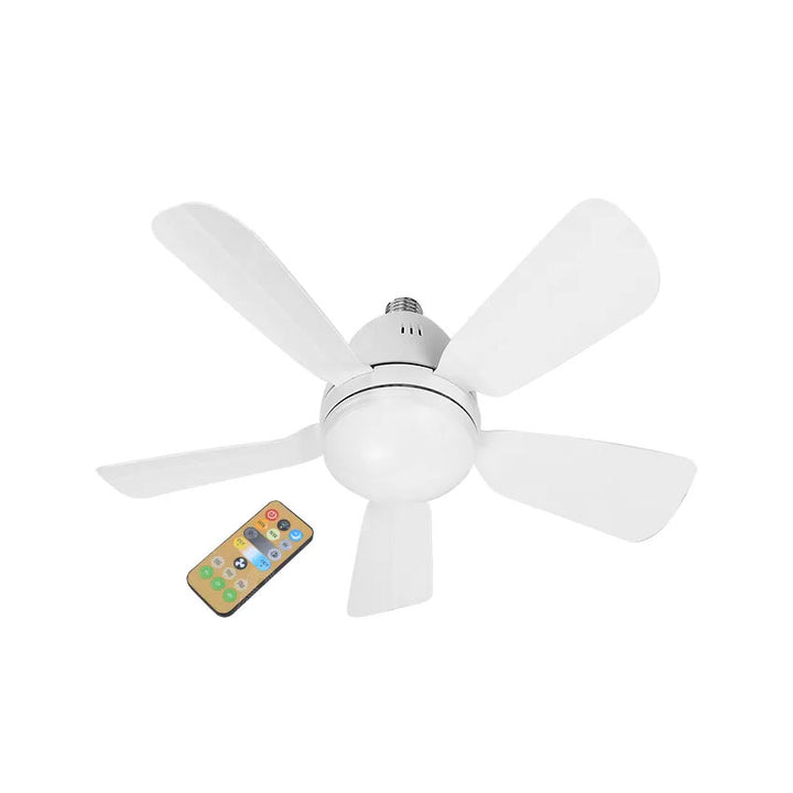 Lampara con Ventilador 5 Aspas Desmontables 3vel Tianlai
