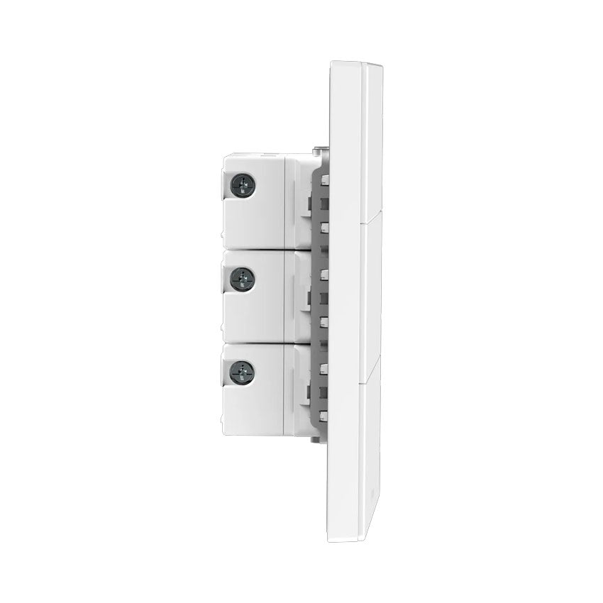 Interruptor con 3 Apagadores Blanco Goneo