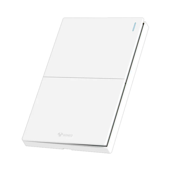 Interruptor Sencillo y 1 de Escalera Blanco Goneo