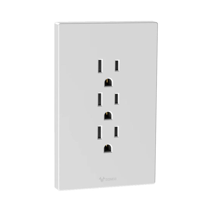 Tomacorriente Duplex Blanco Goneo
