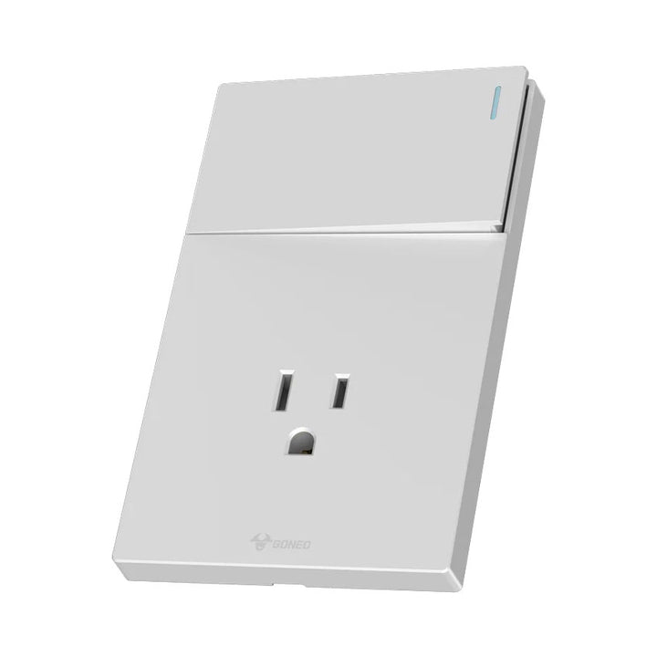 Interruptor 1 Apagador Escalera 1 Contacto Blanco Goneo