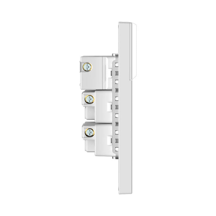 Interruptor y Tomacorriente 1 y 2 Blanco Goneo