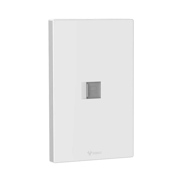 Tomacorriente Computadora Toma Datos Rj45 Blanco Goneo