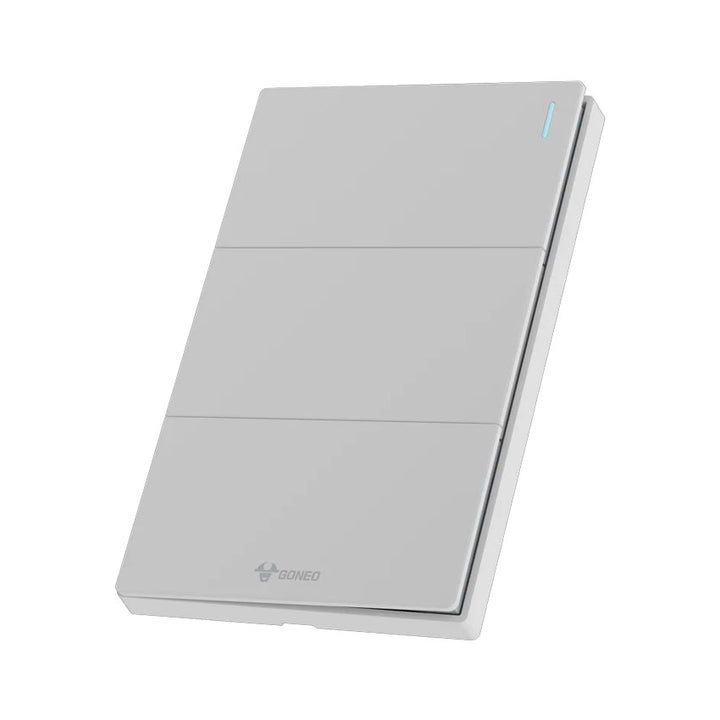 Interruptor con 3 Apagadores Gris Goneo