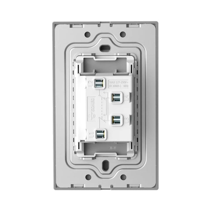 Interruptor con 1 Apagador 4 Vias Gris Goneo