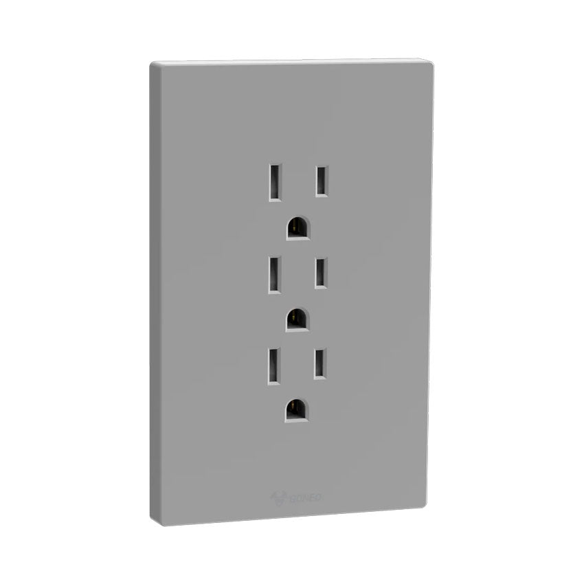 Tomacorriente Duplex Gris Goneo