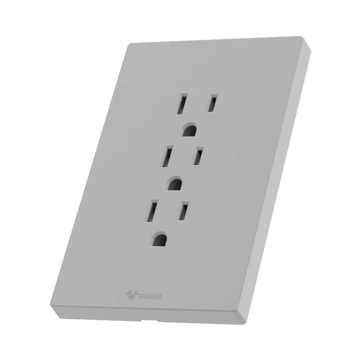 Tomacorriente Duplex Gris Goneo
