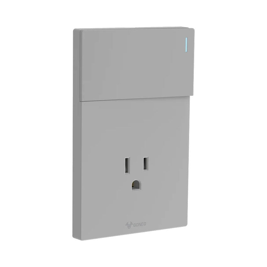 Interruptor 1 Apagador Escalera 1 Contacto Gris Goneo