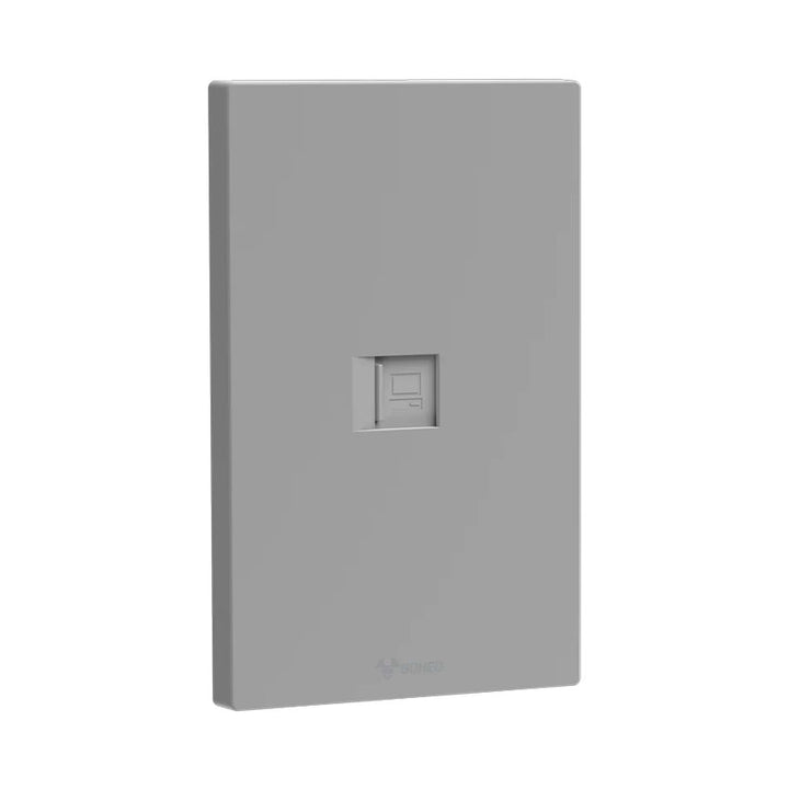 Tomacorriente Computadora Toma Datos Rj45 Gris Goneo