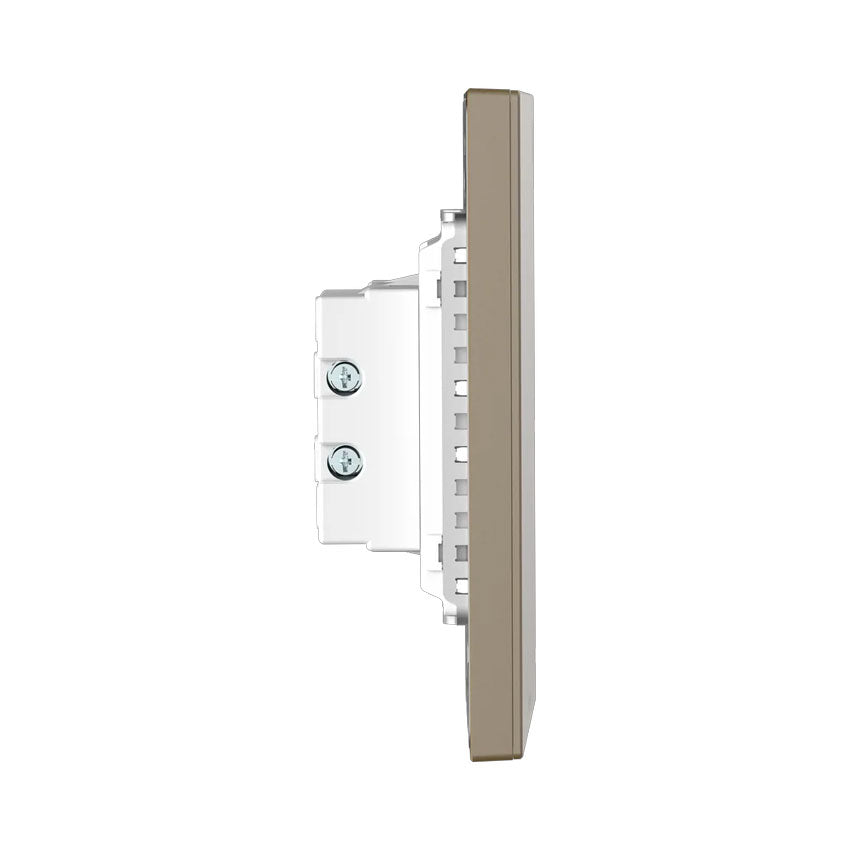 Interruptor con 1 Apagador 4 Vias Dorado Goneo