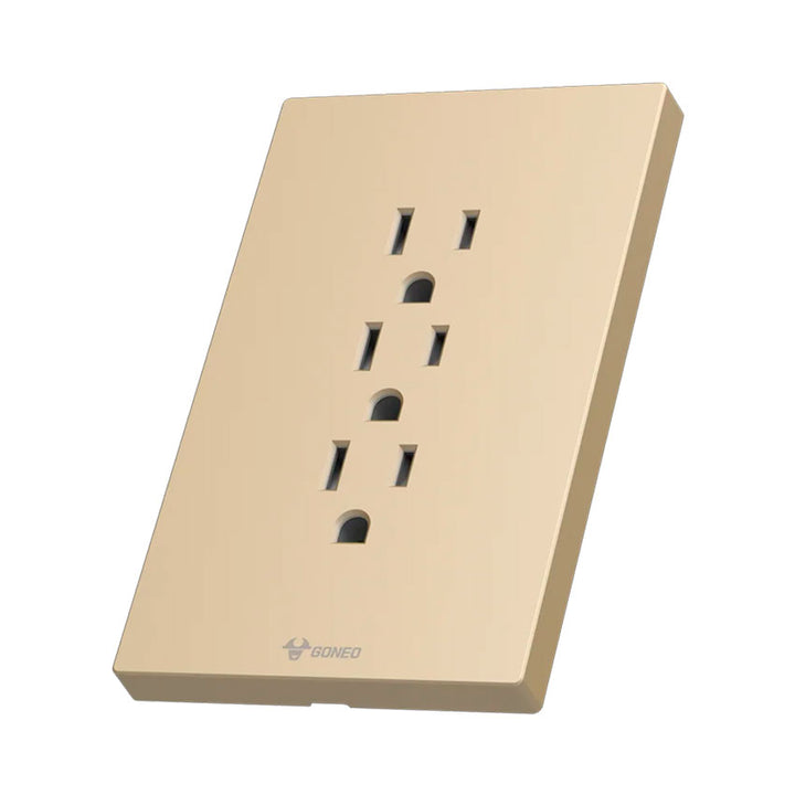 Tomacorriente Duplex Dorado Goneo