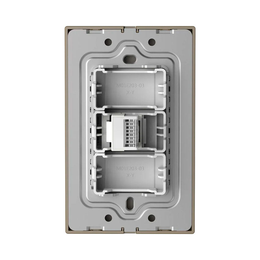 Tomacorriente Computadora Toma Datos Rj45 Dorado Goneo