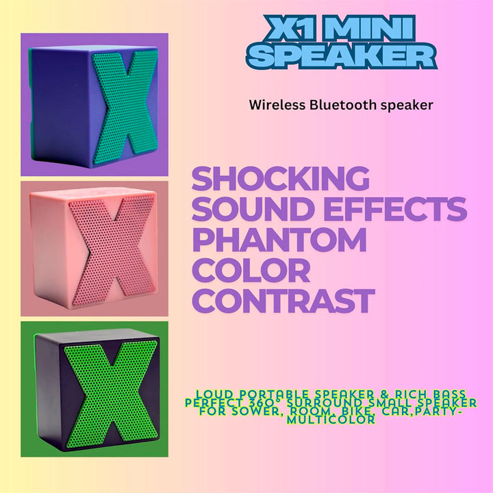 BOCINA BLUETOOTH X1 MUSIC BLUE WIRELESS (LINKBITS)