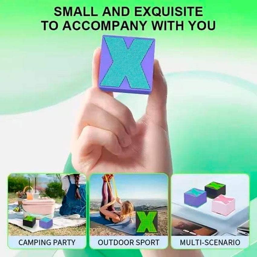 BOCINA BLUETOOTH X1 MUSIC BLUE WIRELESS (LINKBITS)