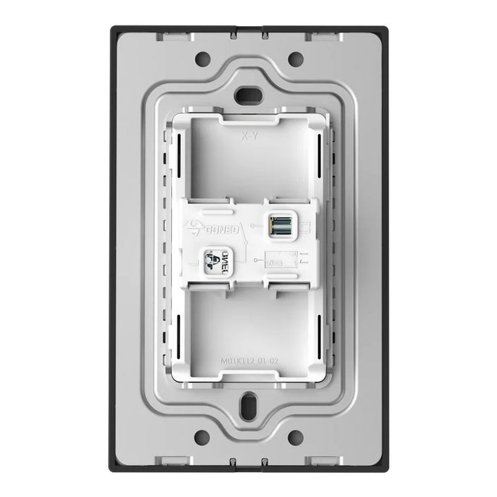 Interruptor con 1 Apagador Sencillo Negro Goneo