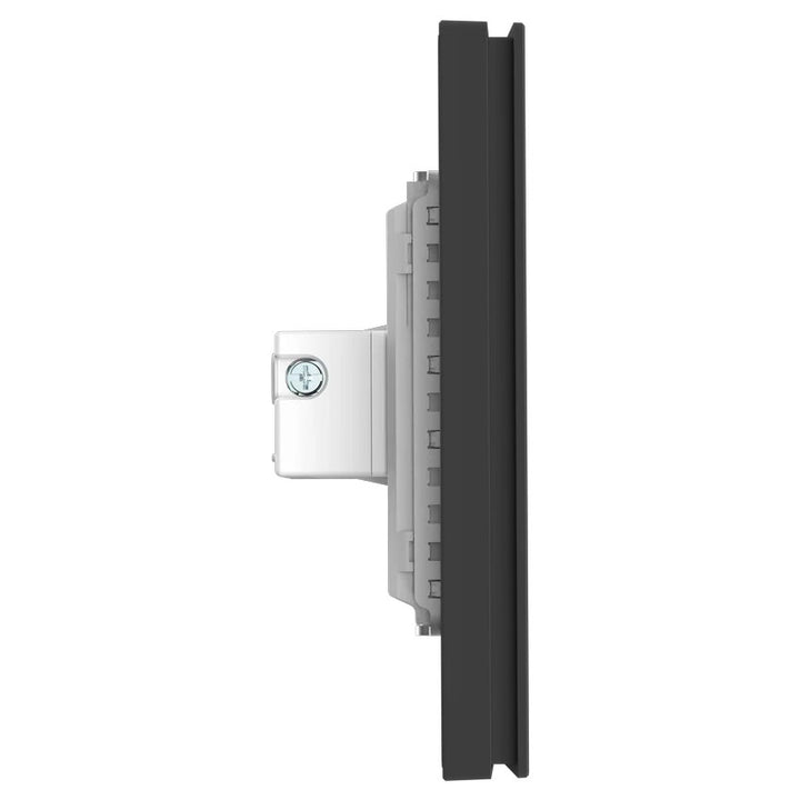 Interruptor con 1 Apagador Sencillo Negro Goneo
