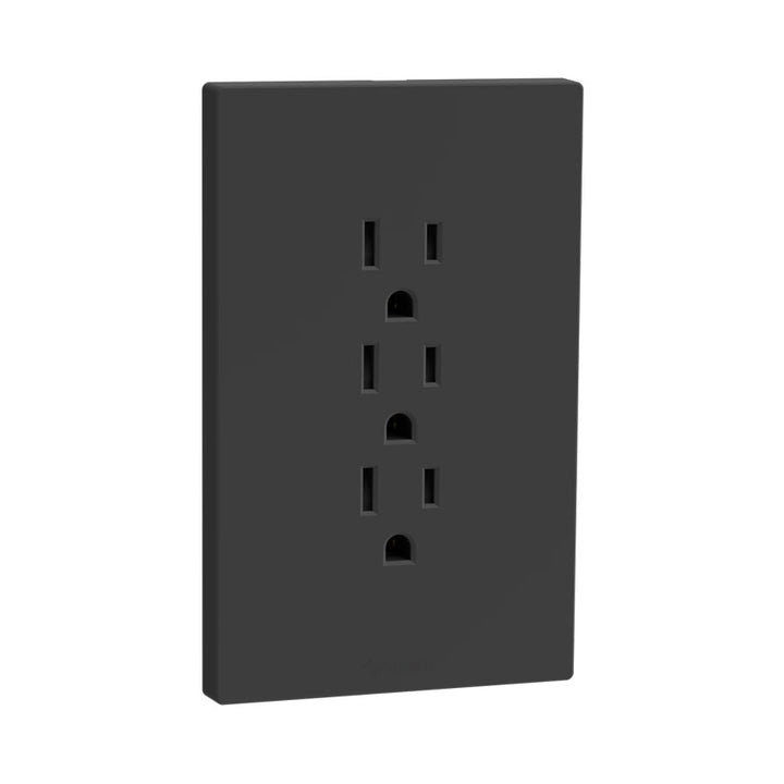 Tomacorriente Duplex Negro Goneo
