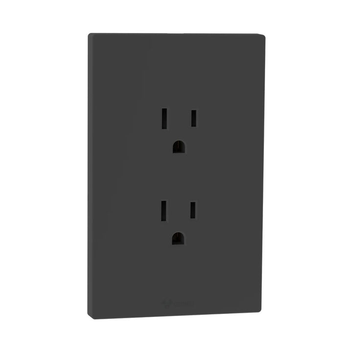 Tomacorriente Duplex Negro Goneo
