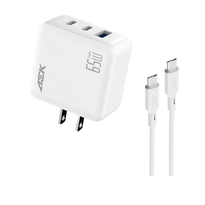 Adaptador Ac Usb Aek 65w C/cable Usb Tipo " C"