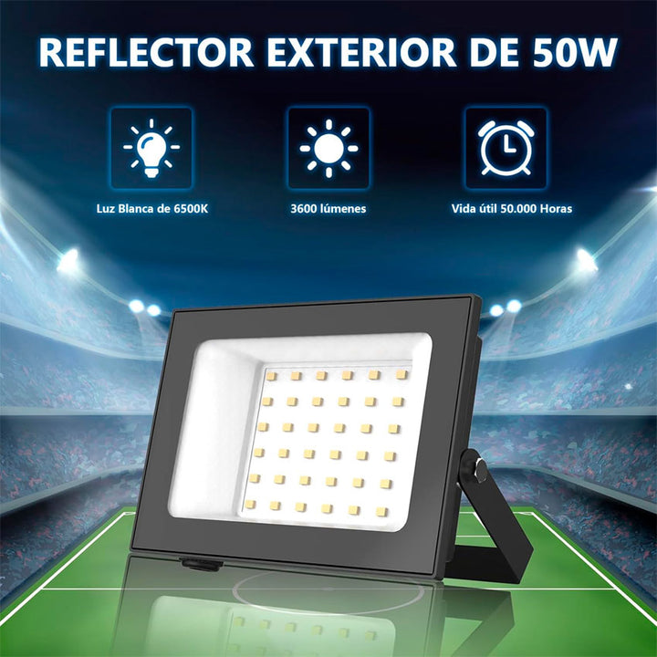 Reflector Led 100w Luz Blanca Fria Tianlai