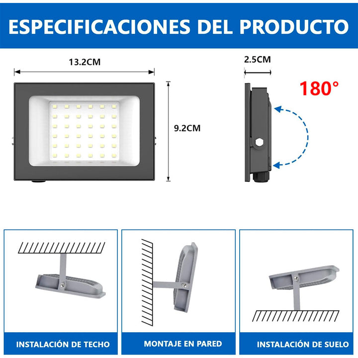 Reflector Led 100w Luz Blanca Fria Tianlai