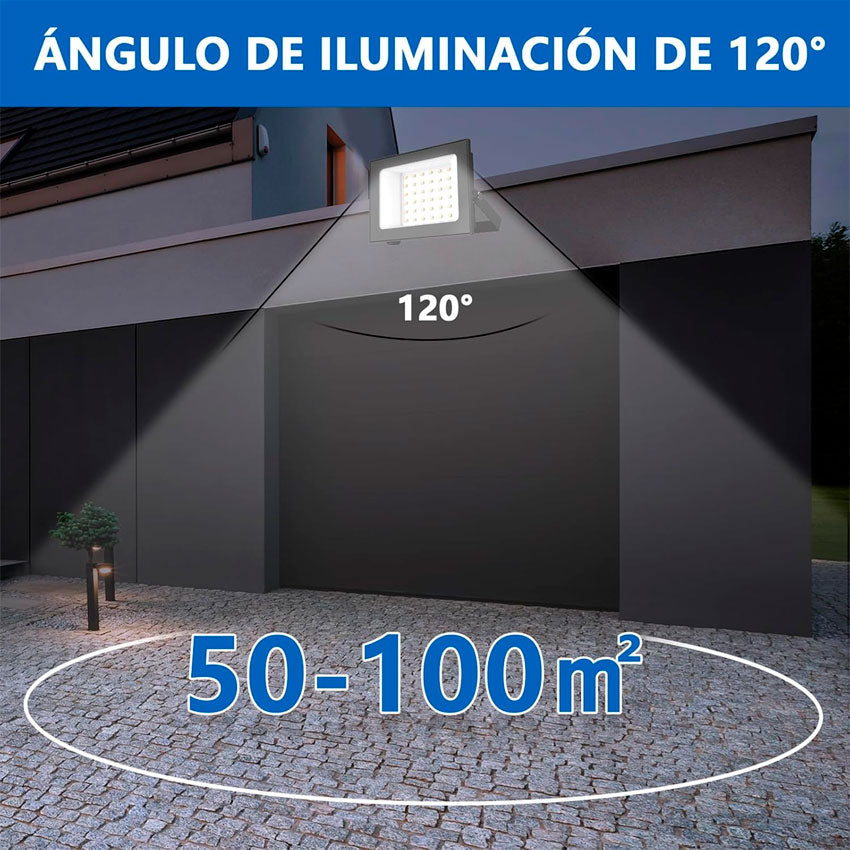 Reflector Led 100w Luz Blanca Fria Tianlai