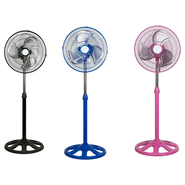 Linkbits Ventilador de Pedestal 12pulg Aspas Metalicas Colores
