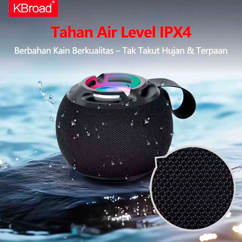 BOCINA BLUETOOTH KTS 2" WATERPROOF ESFERA
