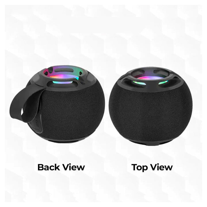 KTS KTS-2479 BOCINA BLUETOOTH 2" WATERPROOF ESFERA COLOR NEGRO