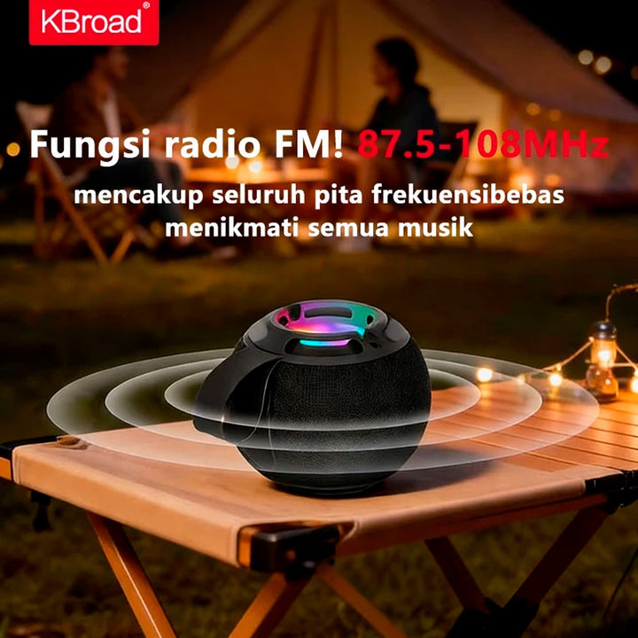 BOCINA BLUETOOTH KTS 2" WATERPROOF ESFERA