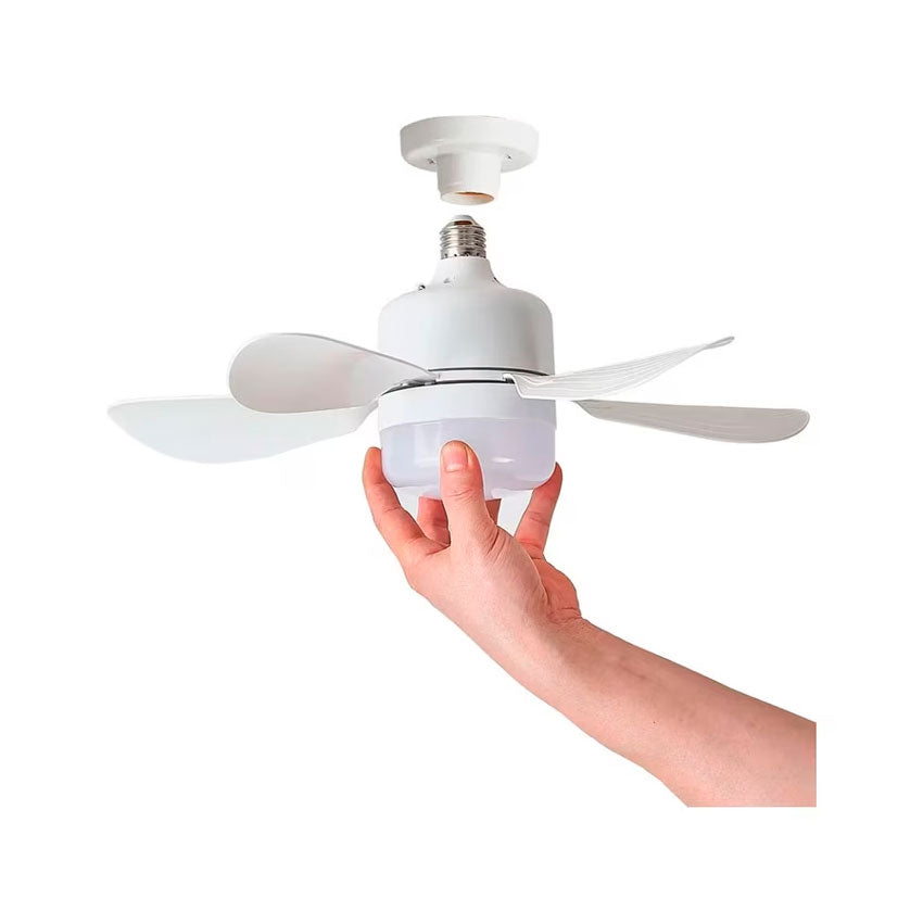 Lampara con Ventilador 5 Aspas Desmontables 35w Tianlai