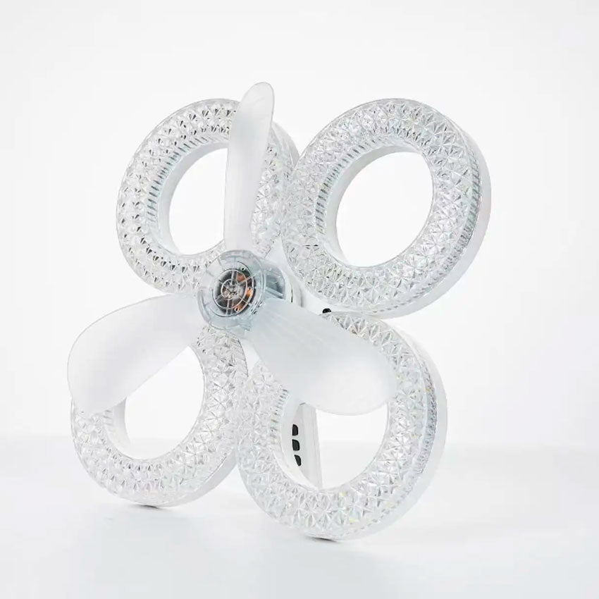 Lampara Led con Ventilador 60w 4 Focos Tianlai