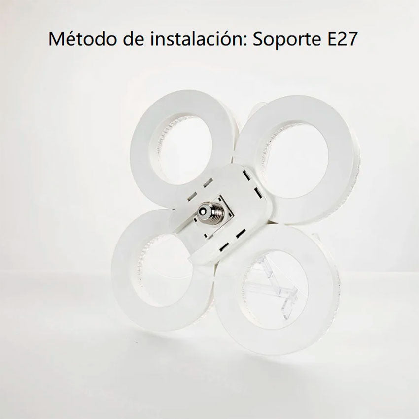 Lampara Led con Ventilador 60w 4 Focos Tianlai