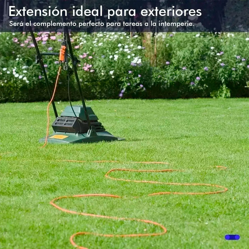 Extension Electrica Linkbits 5 Mts Naranja