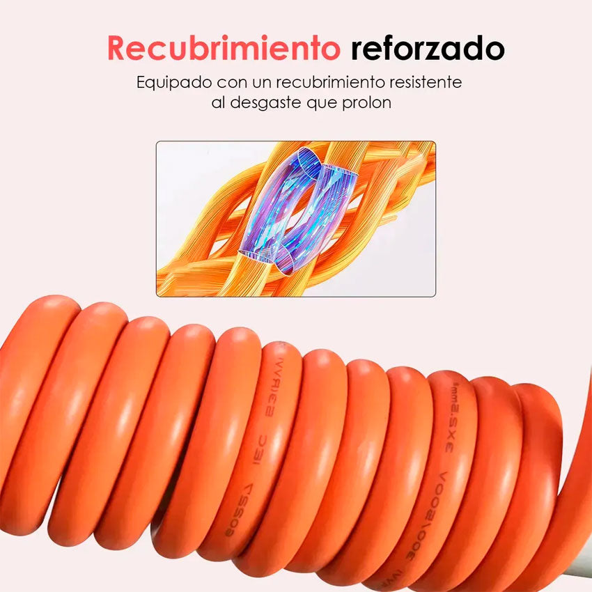 Extension Electrica Linkbits 3 Mts Naranja