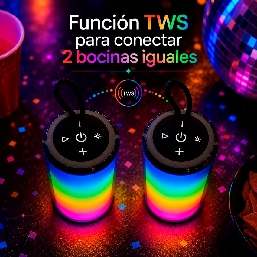 Bocina Bluetooth Linkbits Cilindro