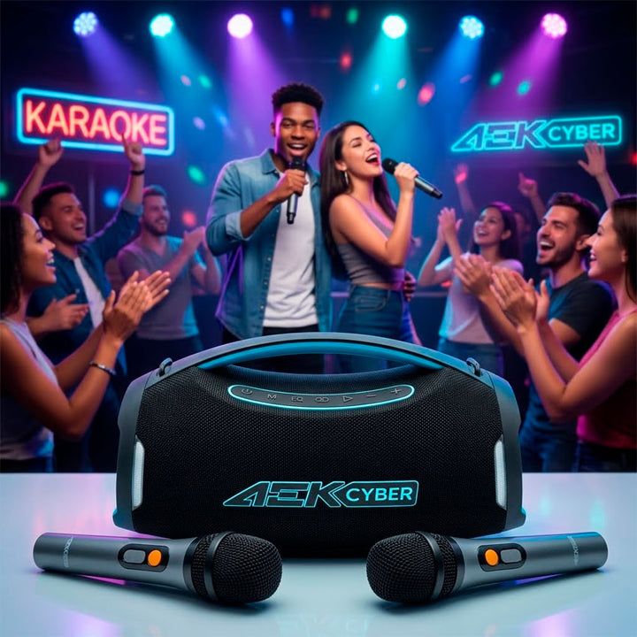 Bocina Bluetooth Aek Cyber 2 X 4" Boombox
