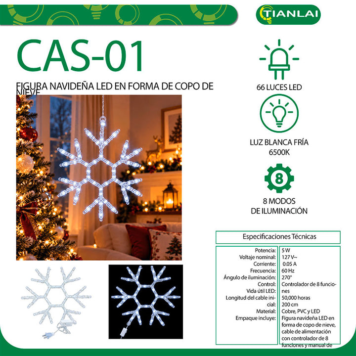 Tianlai Luces Navideñas Cascada Cas-01
