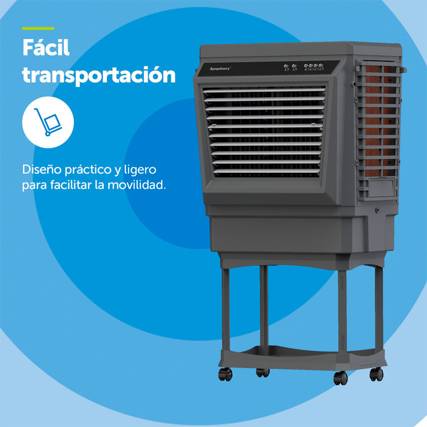 Symphony Enfriador Evaporativo de Aire 25l con Oscilación Automática y Compartimento para Hielo