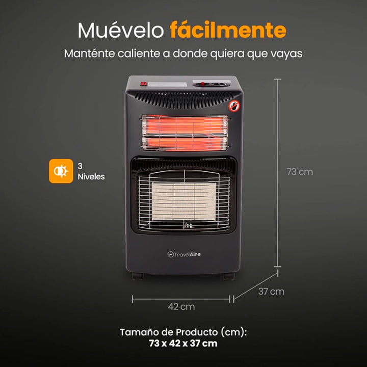 Calefactor a Gas y Electrico Travelaire
