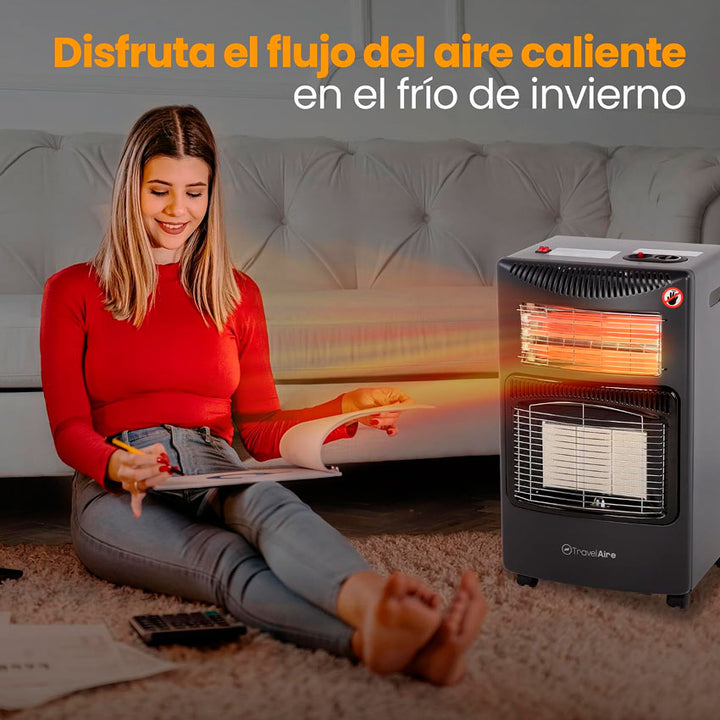 Calefactor a Gas y Electrico Travelaire