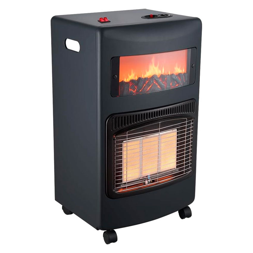 Calefactor de Gas Lp con Pantalla Chimenea Travelaire
