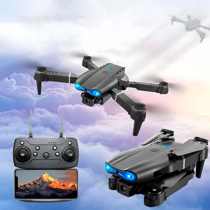 Dron con Camara Dual E99 Pro 4k Plegable con Control Wifi ( Wjf-0802)